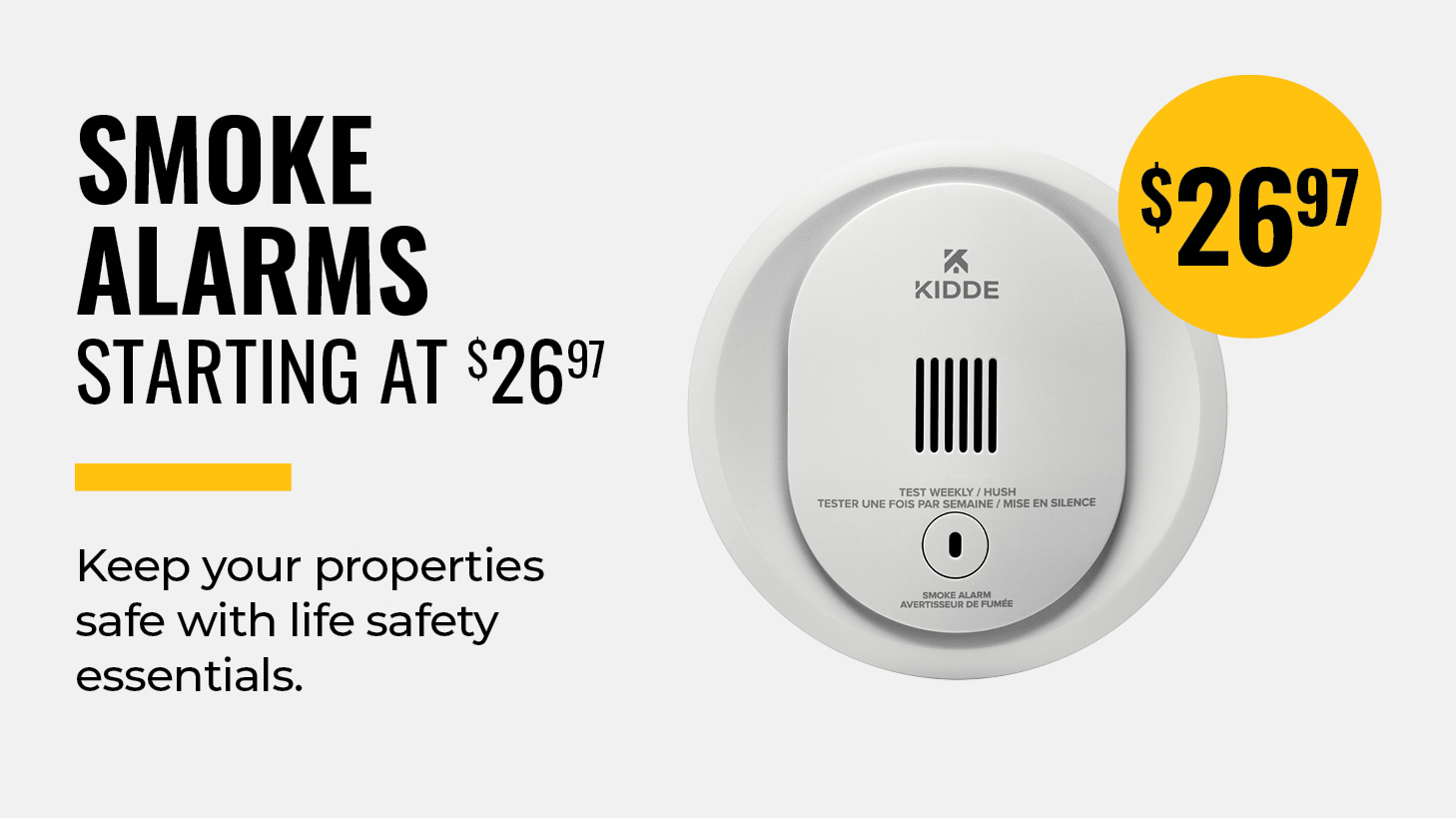 Shop Smoke Alarms starting at $26.97